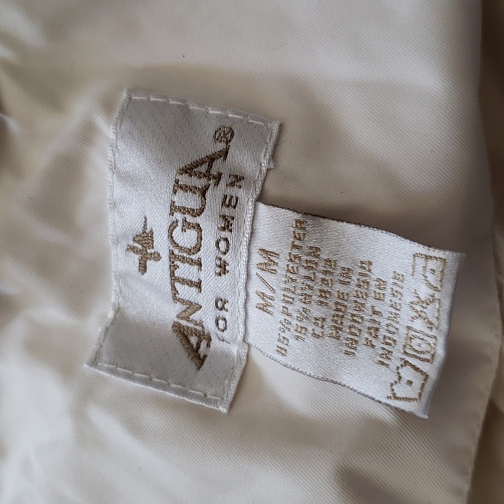 (M) Antigua Neutral Short Sleeve Jacket Gorpcore Hiking Nordic - Picture 3 of 7
